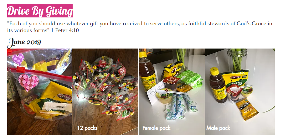 Drive by giving June 2019